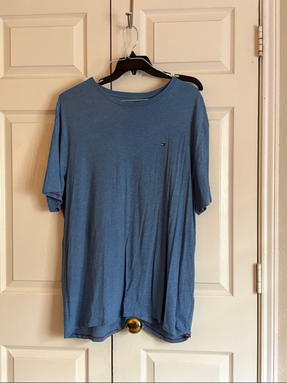 Tommy Hilfiger Heathers Blue Short-Sleeve Crew Shirt XL
